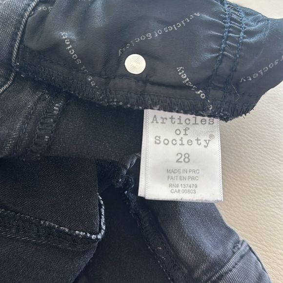 Articles Of Society Sarah Storm Distressed Stretch Skinny Jeans - Picture 5 of 7